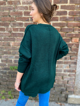 Load image into Gallery viewer, Emerald Pocket Sweater
