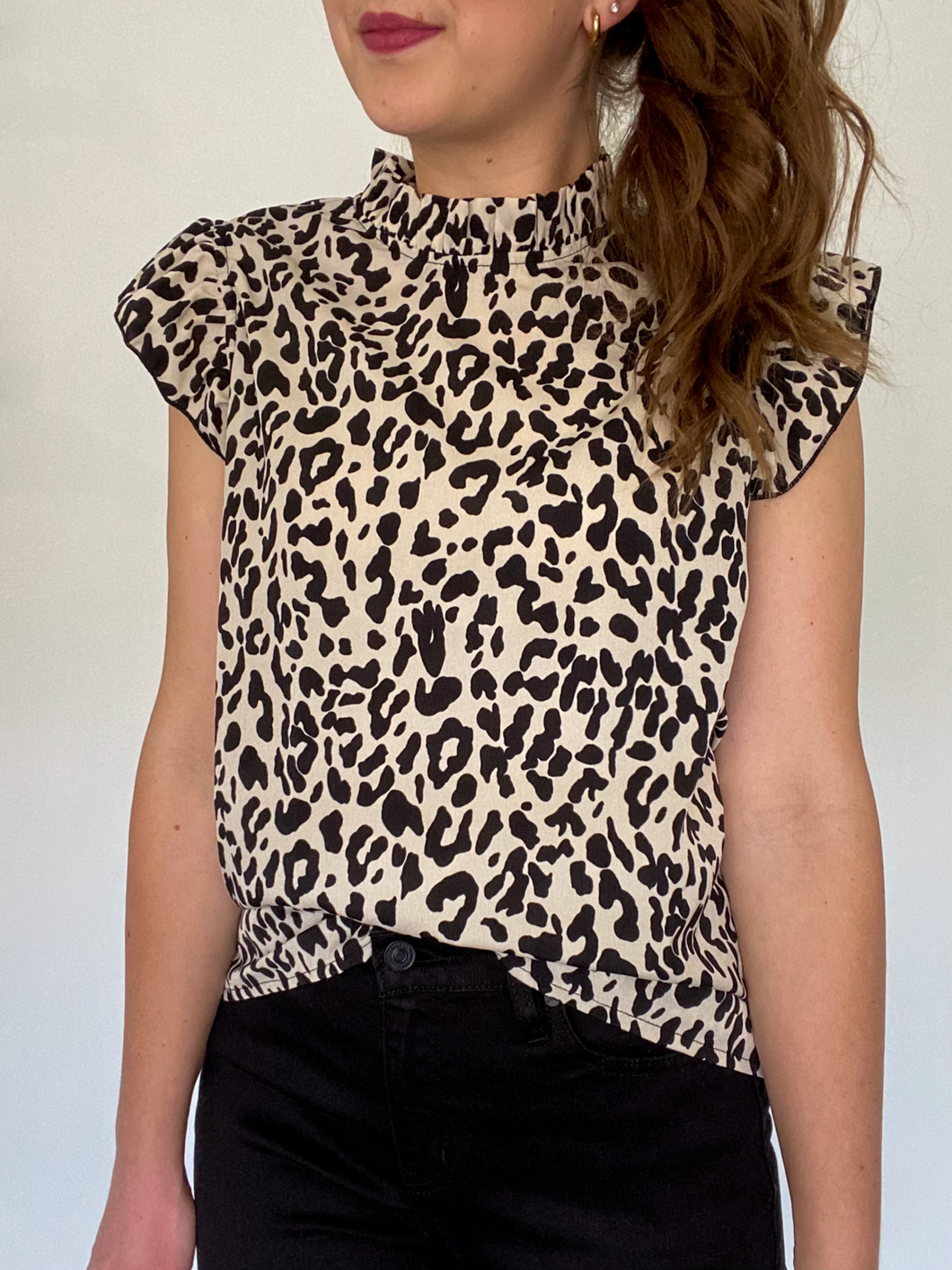 Juliette Leopard Blouse