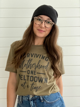 Load image into Gallery viewer, Olive Meltdown Tee
